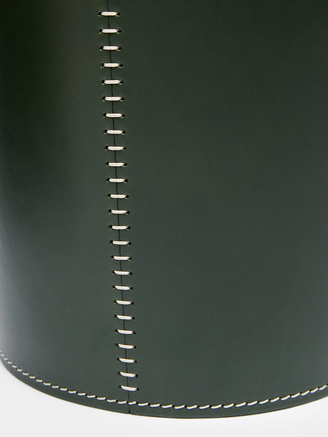 Otis Ingrams - Eyelet Leather Wastepaper Bin -  - ABASK