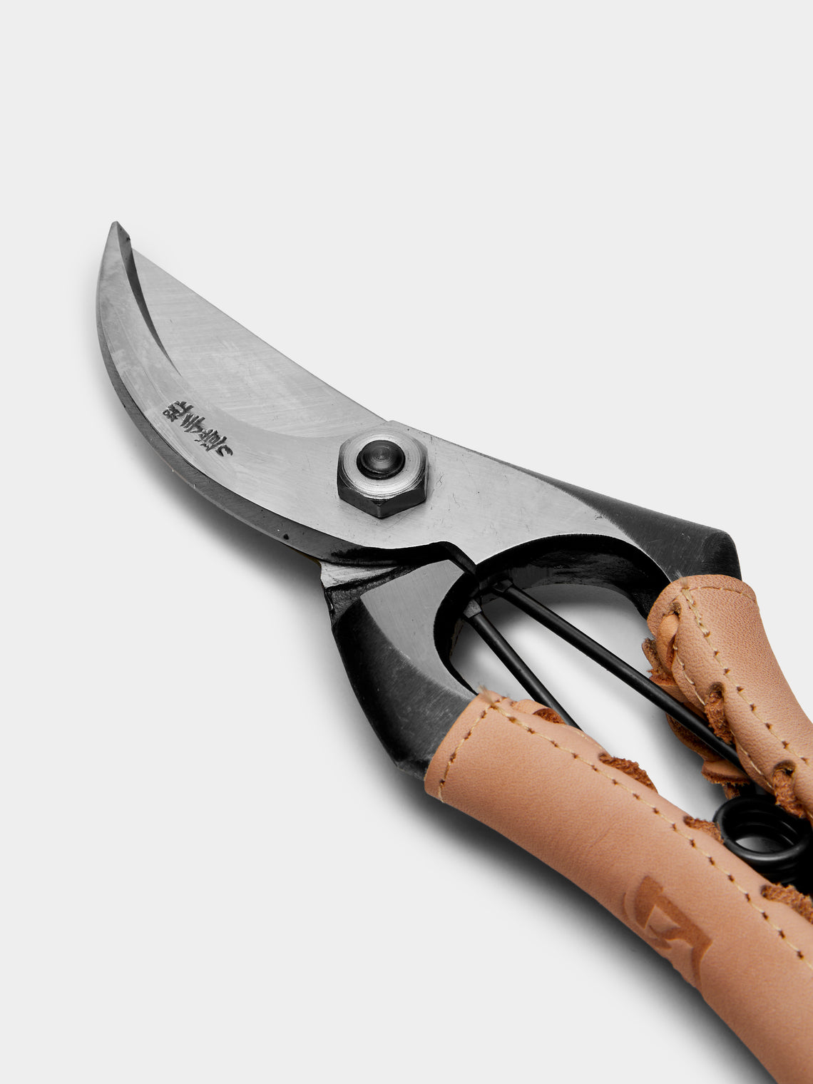 Onoyoshi Hamono - 8-Inch Hand-Forged Secateurs with Braided Leather Handles -  - ABASK