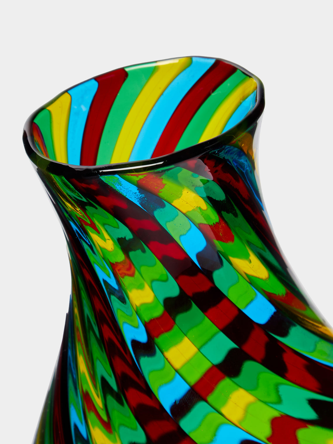 F&M Ballarin - Filigrana Hand-Blown Murano Glass Vase -  - ABASK