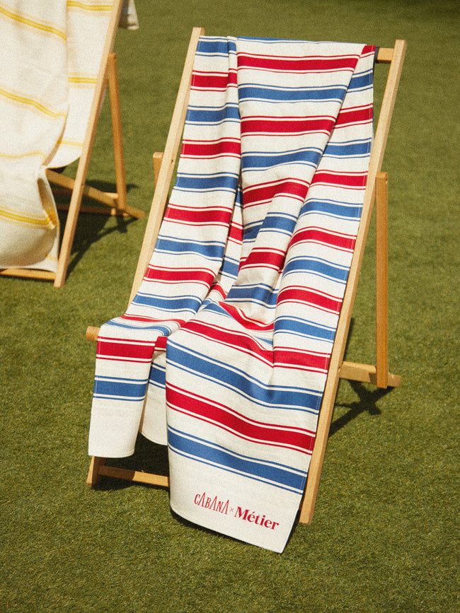 Métier - Cabana Cotton Large Beach Blanket -  - ABASK