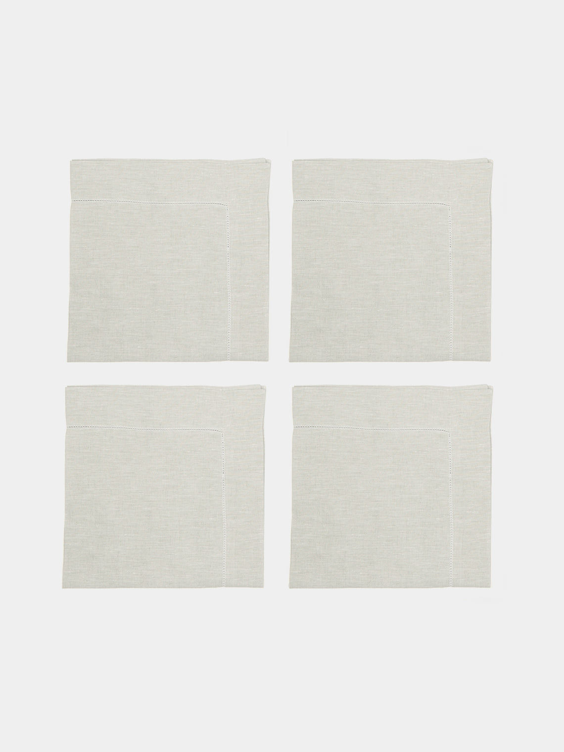 Angela Wickstead - Capri Linen Napkins (Set of 4) - Beige - ABASK