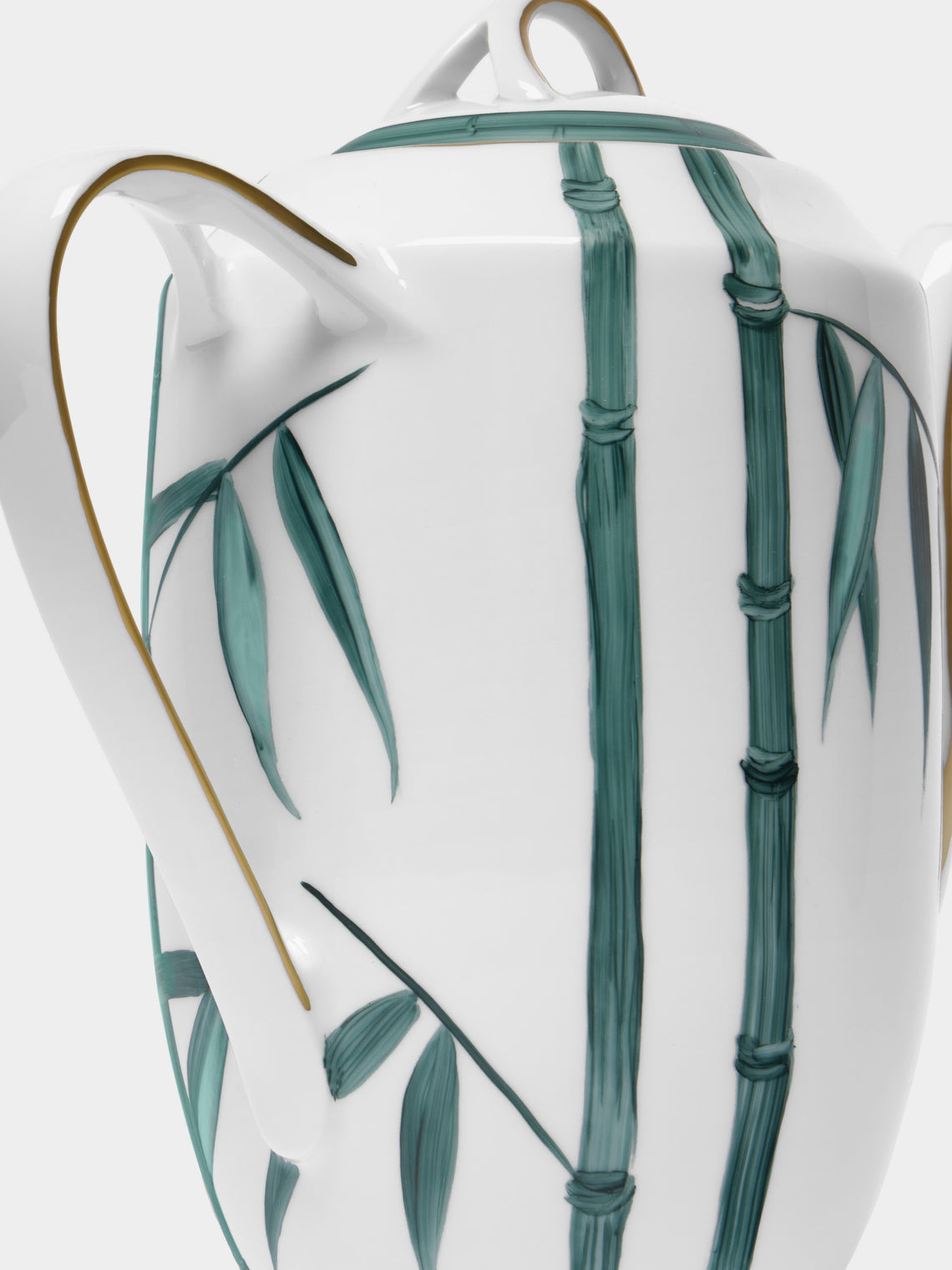Marie Daage - Jardin d'Arashiyama Hand-Painted Porcelain Coffee Pot - White - ABASK