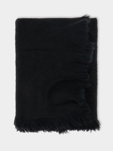Norlha - Nomad Marmot Hand-Stitched Yak Blanket (87in/2.2m) - Blue - ABASK - 