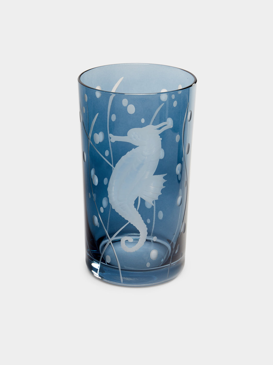 Artel - Frutti di Mare Hand-Engraved Crystal Tall Tumblers (Set of 6) -  - ABASK