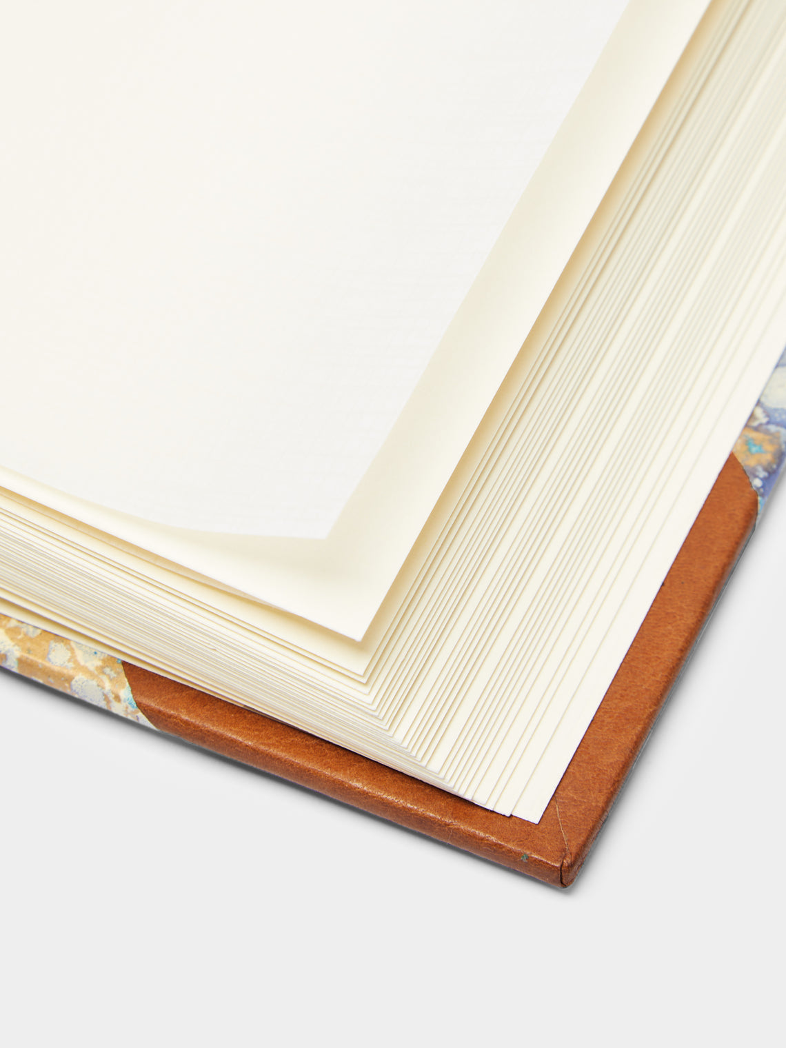 Giannini Firenze - Hand-Marbled Leather Bound Photo Album -  - ABASK