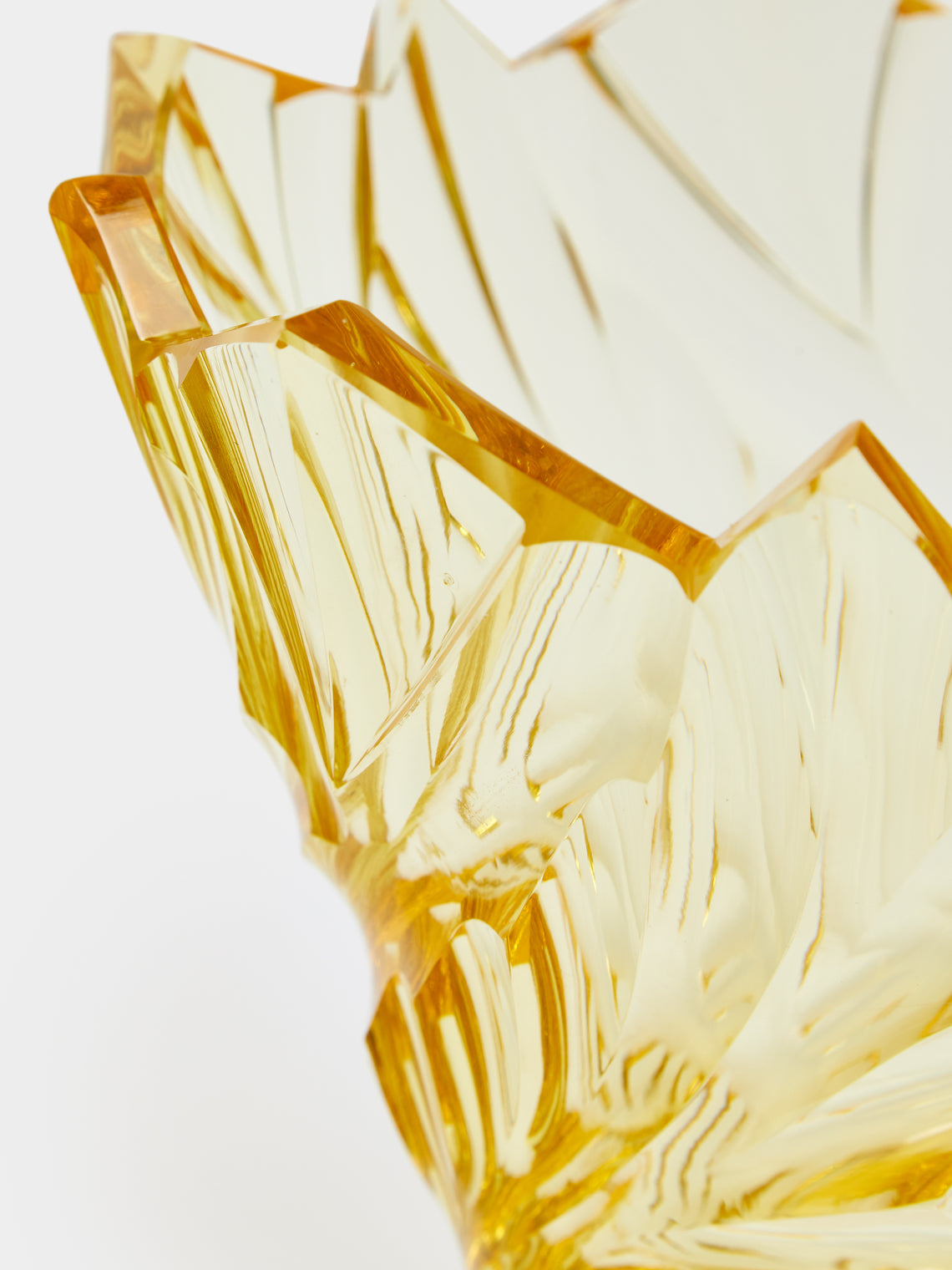 Antique and Vintage - 1930s Bohemian Crystal Vase -  - ABASK
