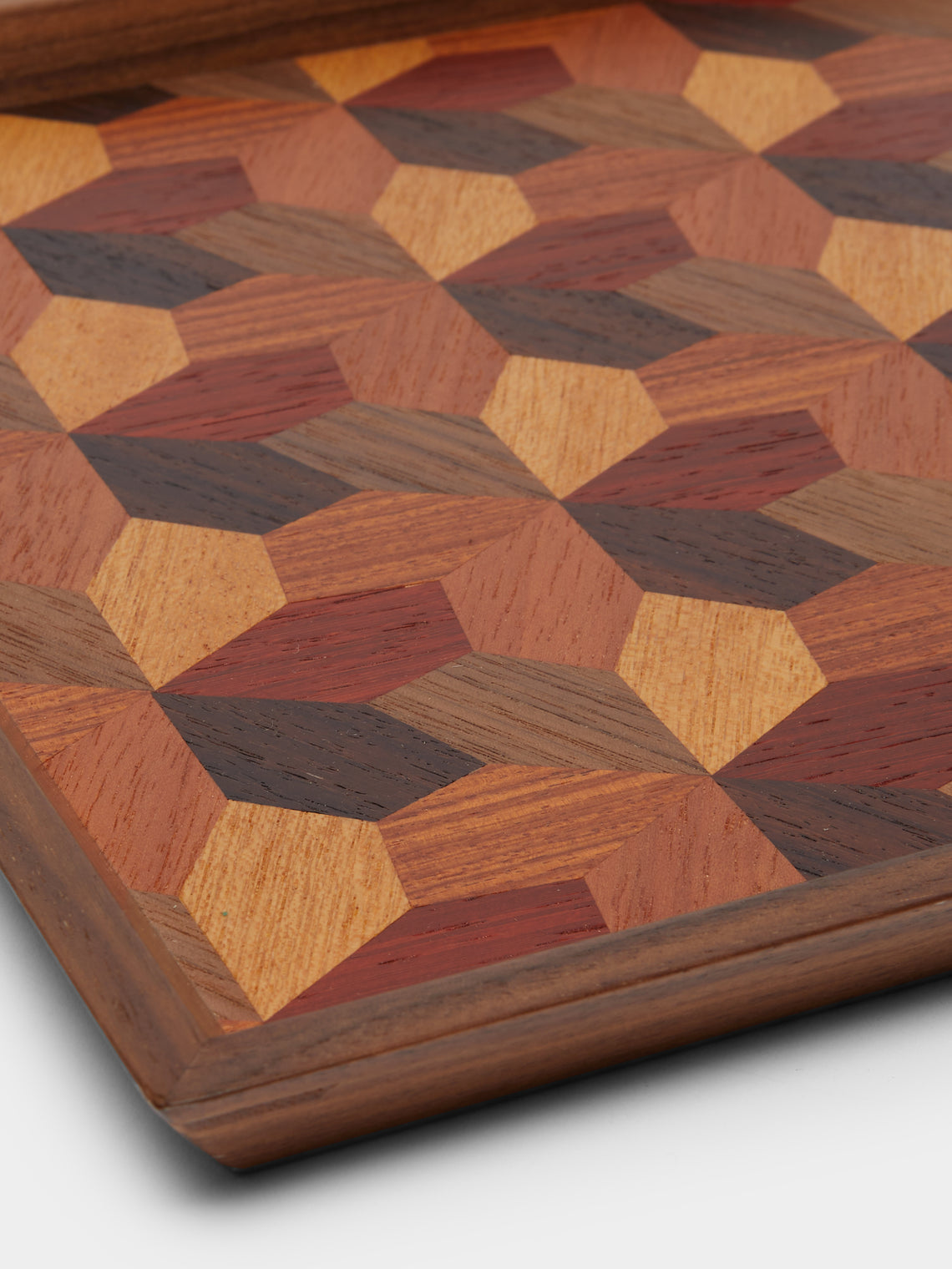 Mori Kougei - Poke Wood Rectangular Tray -  - ABASK