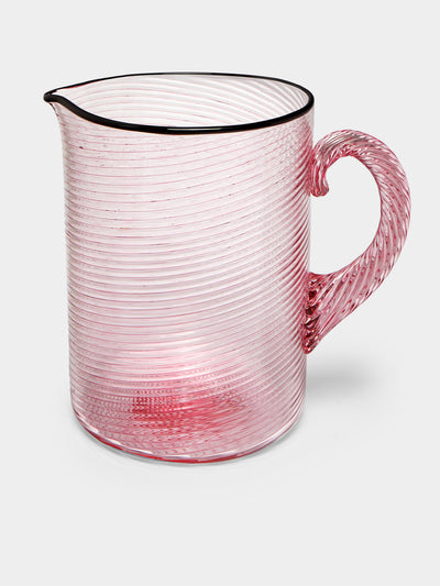 Giberto - Fizzy Hand-Blown Murano Glass Jug -  - ABASK - 