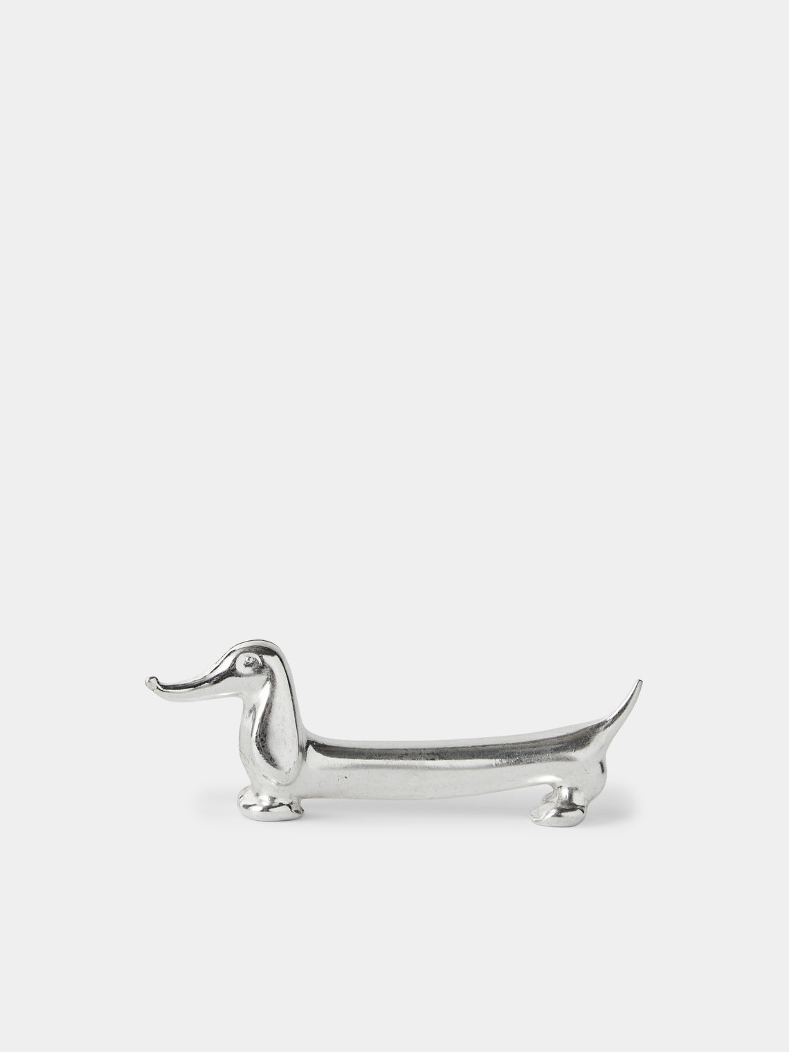 Antique and Vintage - Mid Century Silver Plated Dachshund Knife Rests (Set of 14) - Silver - ABASK - 