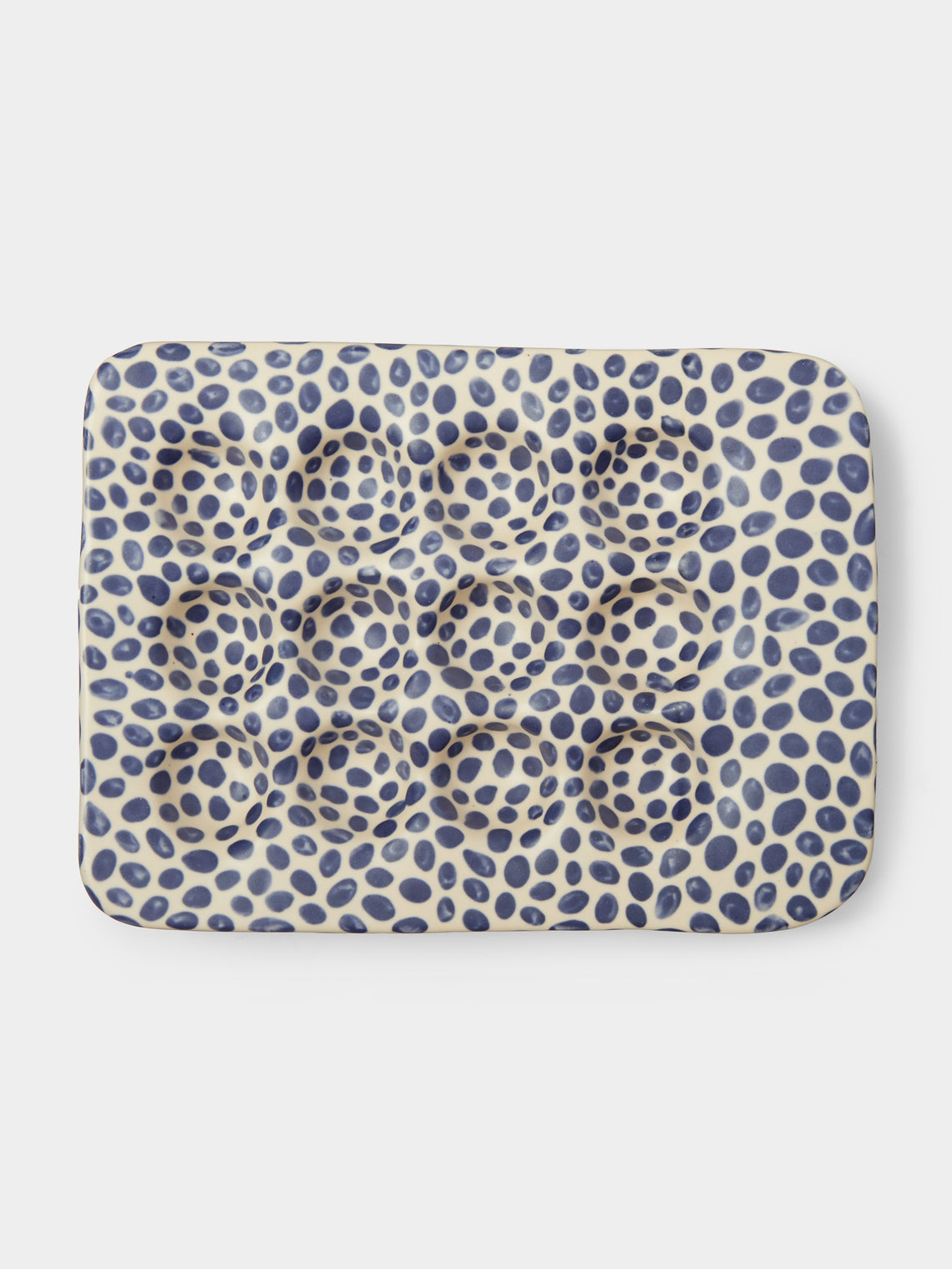 Azul Patagonia - Hand-Painted Ceramic Egg Holder -  - ABASK - 