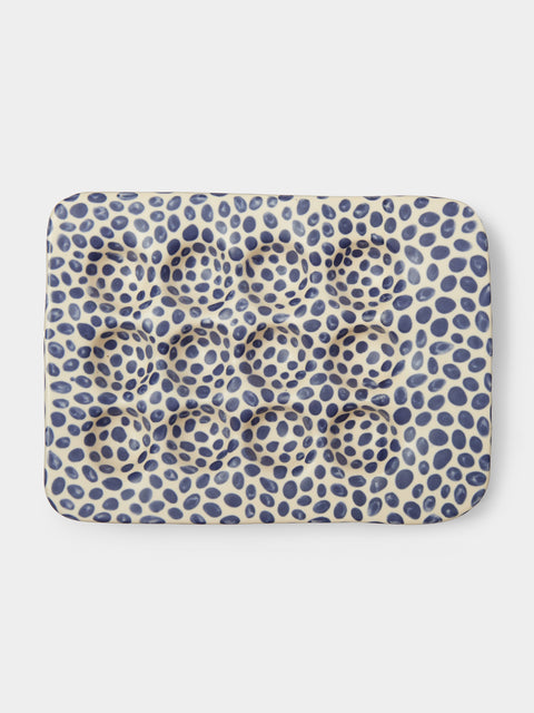 Azul Patagonia - Hand-Painted Ceramic Egg Holder -  - ABASK - 