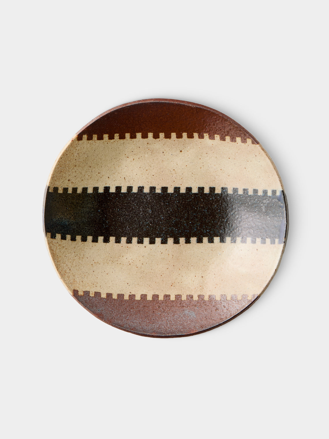Makidani-gama - No. 1 Nerikomi Ceramic Plates – 7in/18cm (Set of 6) - Multiple - ABASK - 