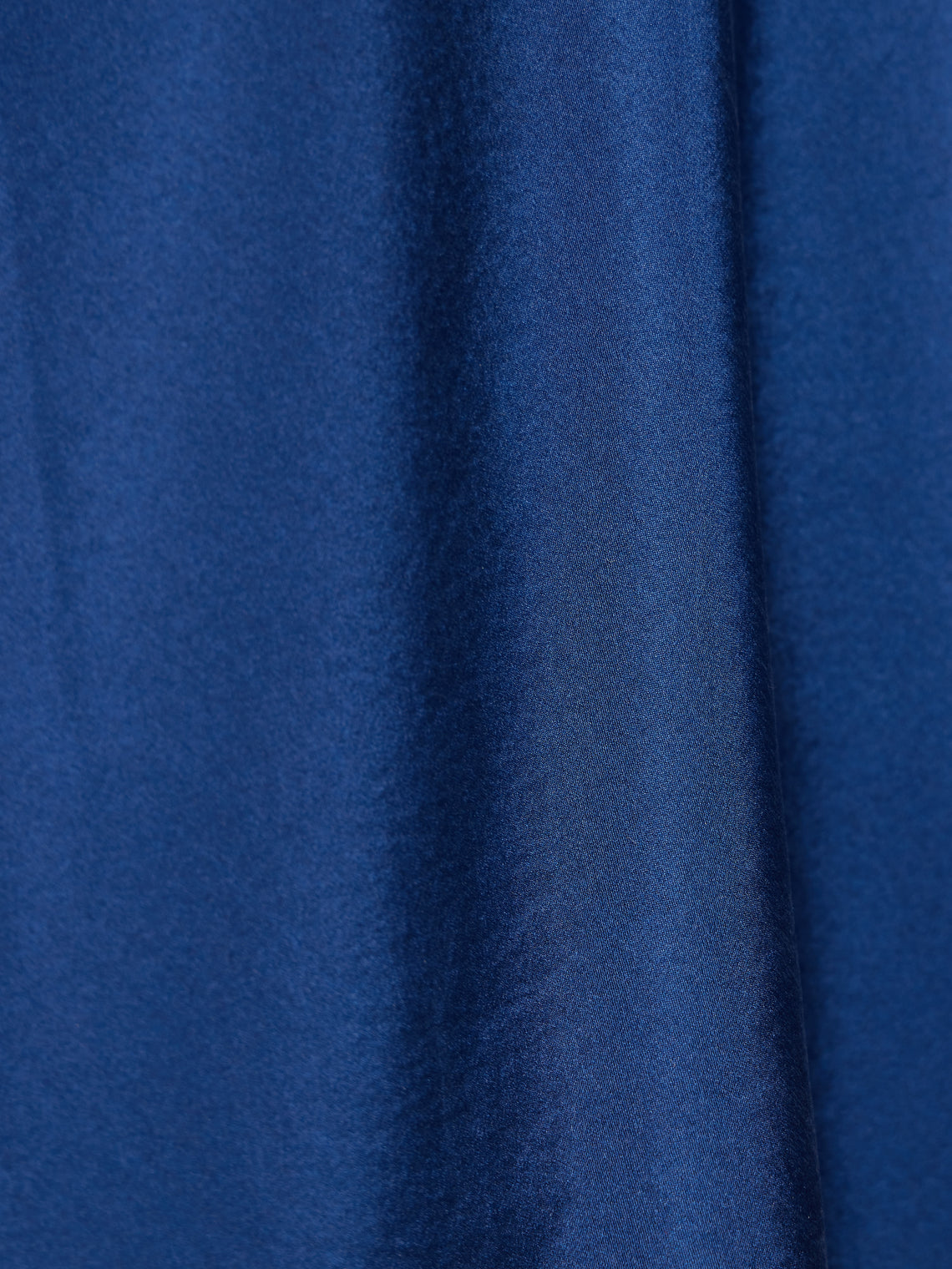 Ryan Roche - Silk Bias High-Neck Blouse | Size: S - Navy - ABASK