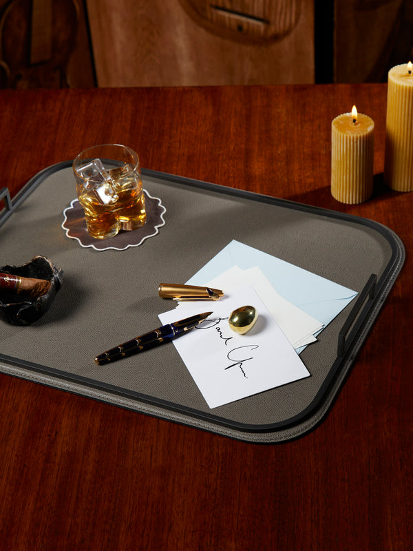 Giobagnara - Belini Leather Tray -  - ABASK
