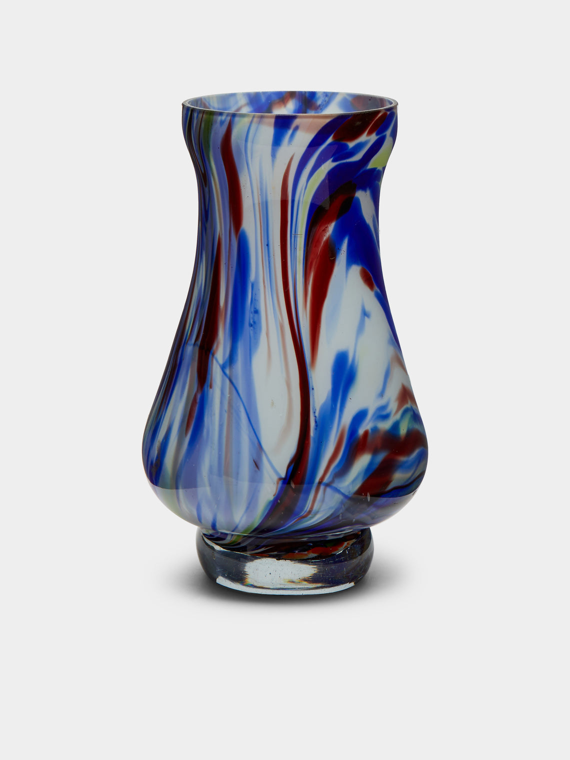Antique and Vintage - Mid-Century Marbled Glass Vase -  - ABASK - 