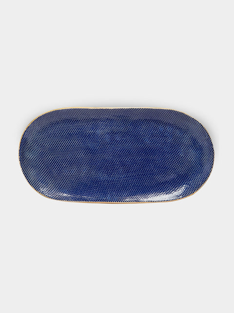 Terrafirma Ceramics - Hand-Printed Ceramic Bread Tray -  - ABASK