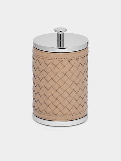 Riviere - Woven Leather Lidded Box -  - ABASK - 