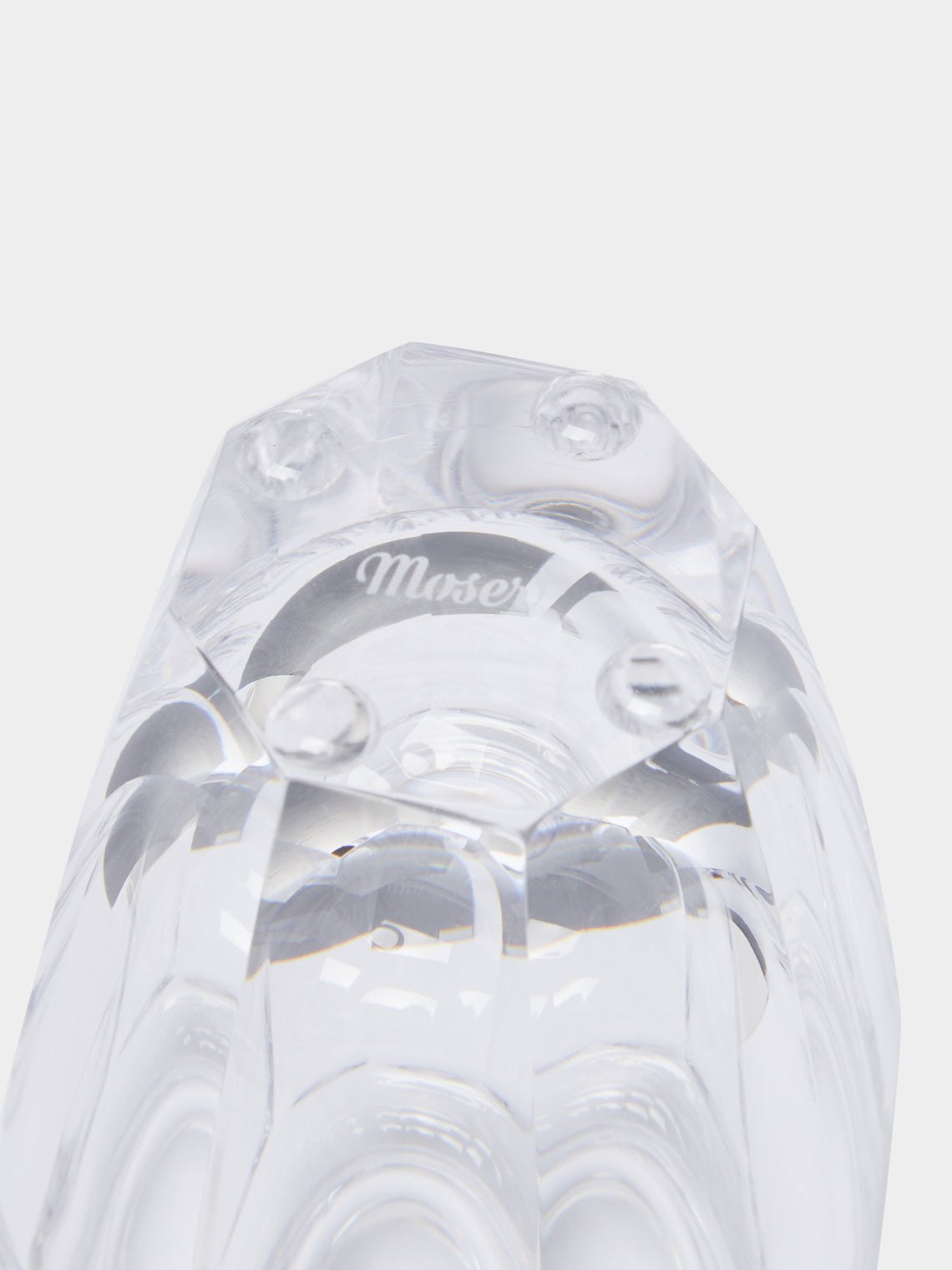 Moser - Eternity Hand-Blown Crystal Bud Vase -  - ABASK