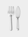 Puiforcat - Normandie Silver-Plated Fish Serving Fork and Knife -  - ABASK - 