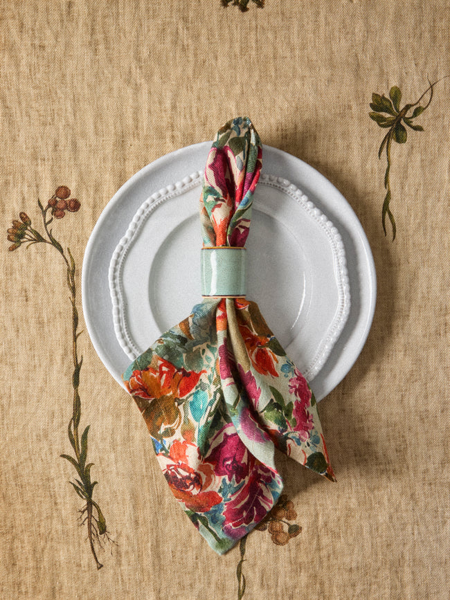 The House of Lyria - | Set of 4 | Linen Napkins - Multiple - ABASK