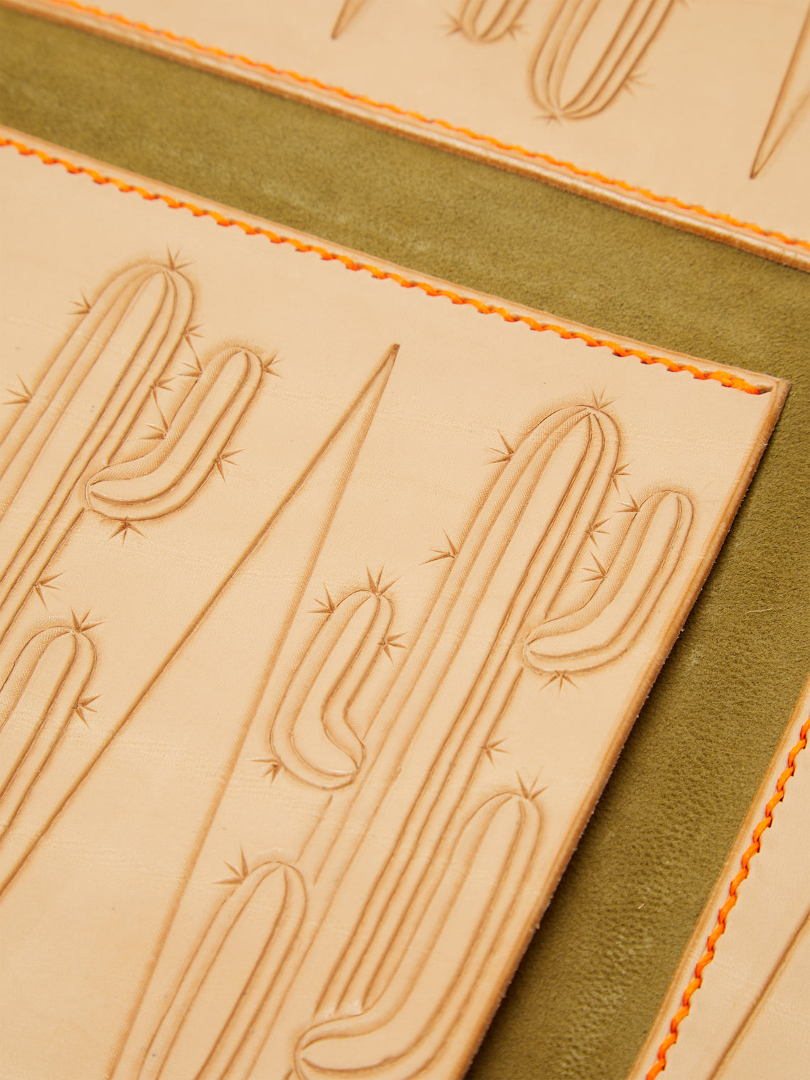 Nick Plant - Cactus Leather Travel Backgammon Set -  - ABASK