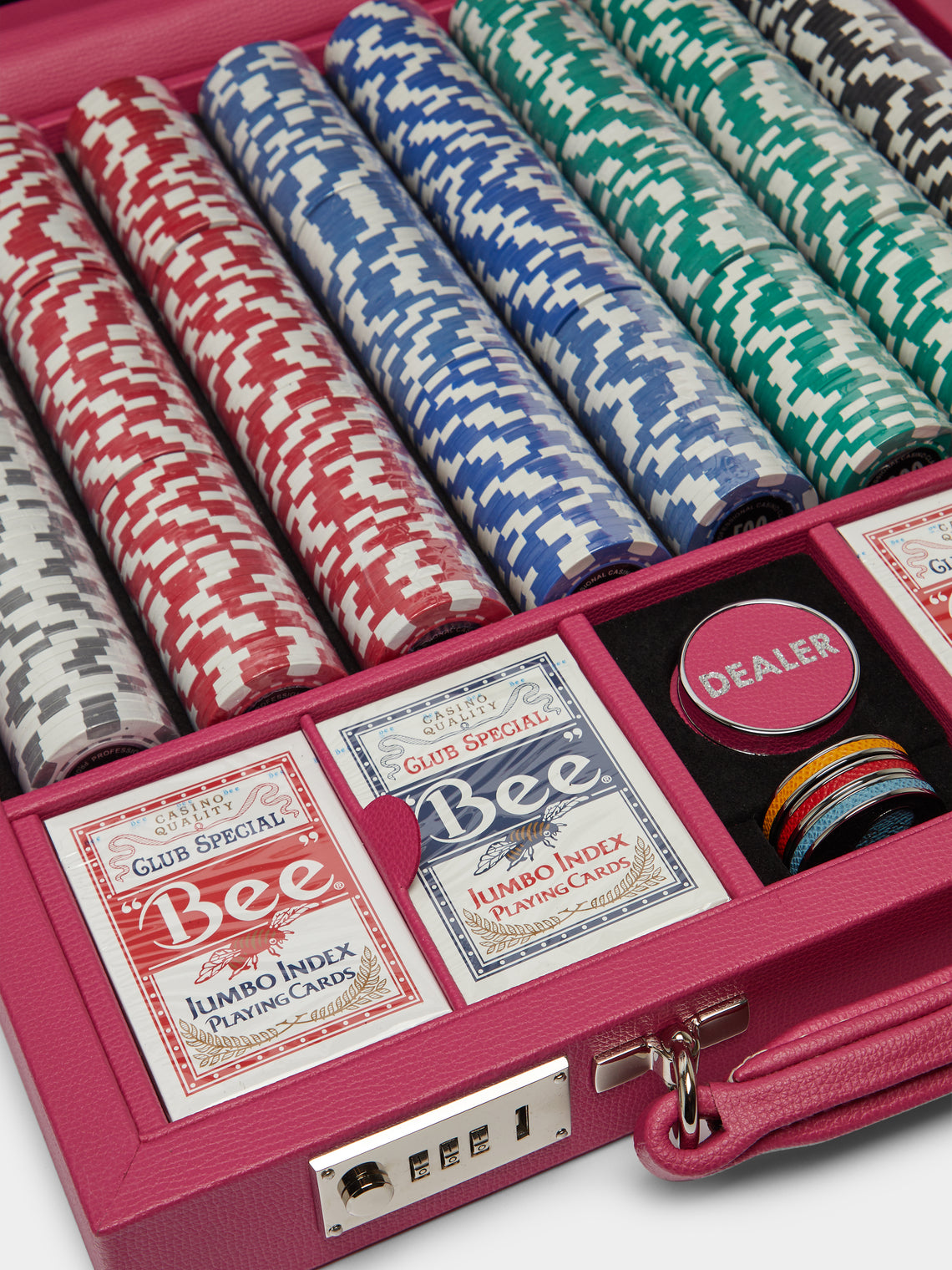 Geoffrey Parker - Leather Poker Set -  - ABASK