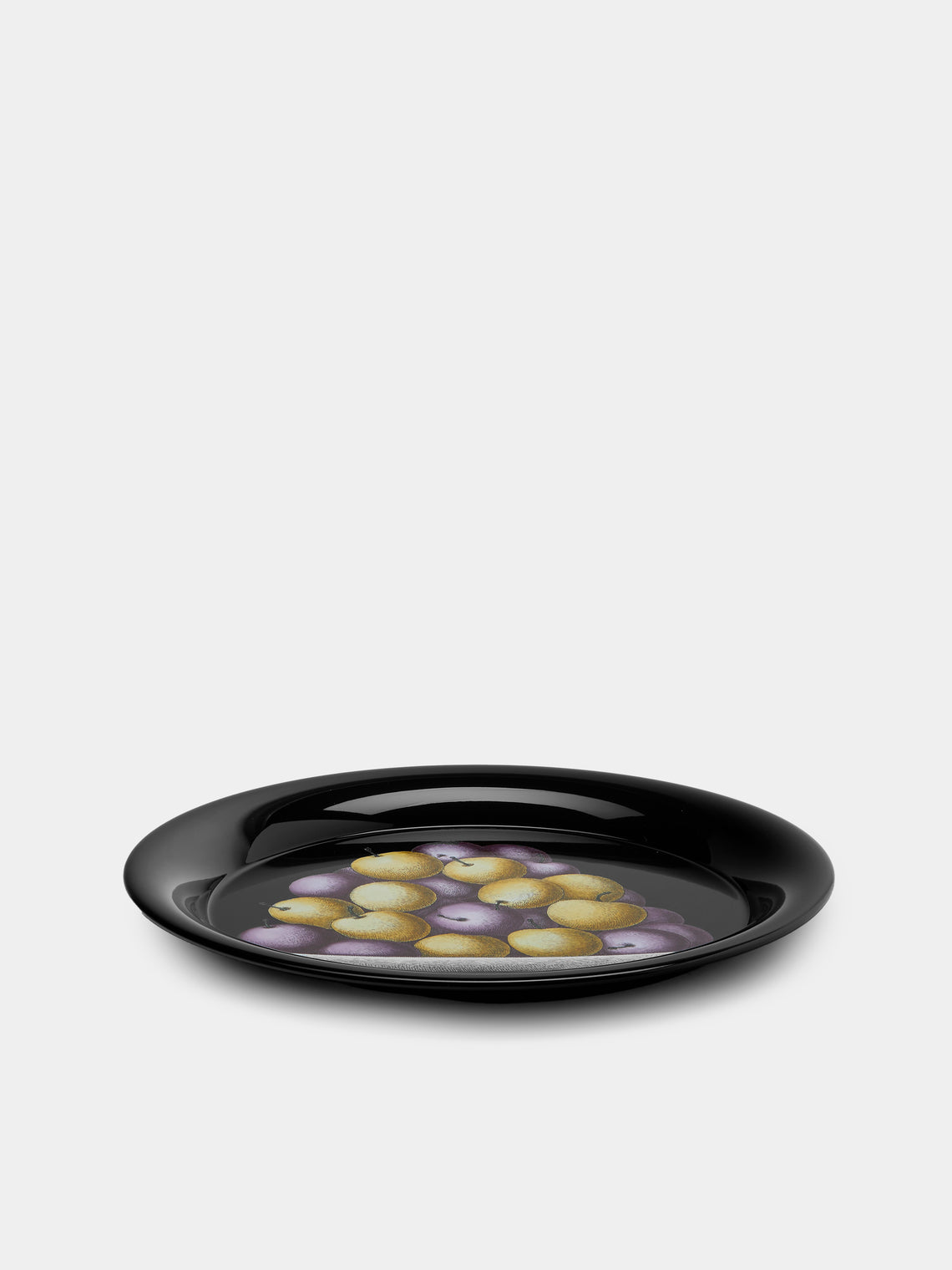 Fornasetti - Prugne Wood Round Tray - Multiple - ABASK