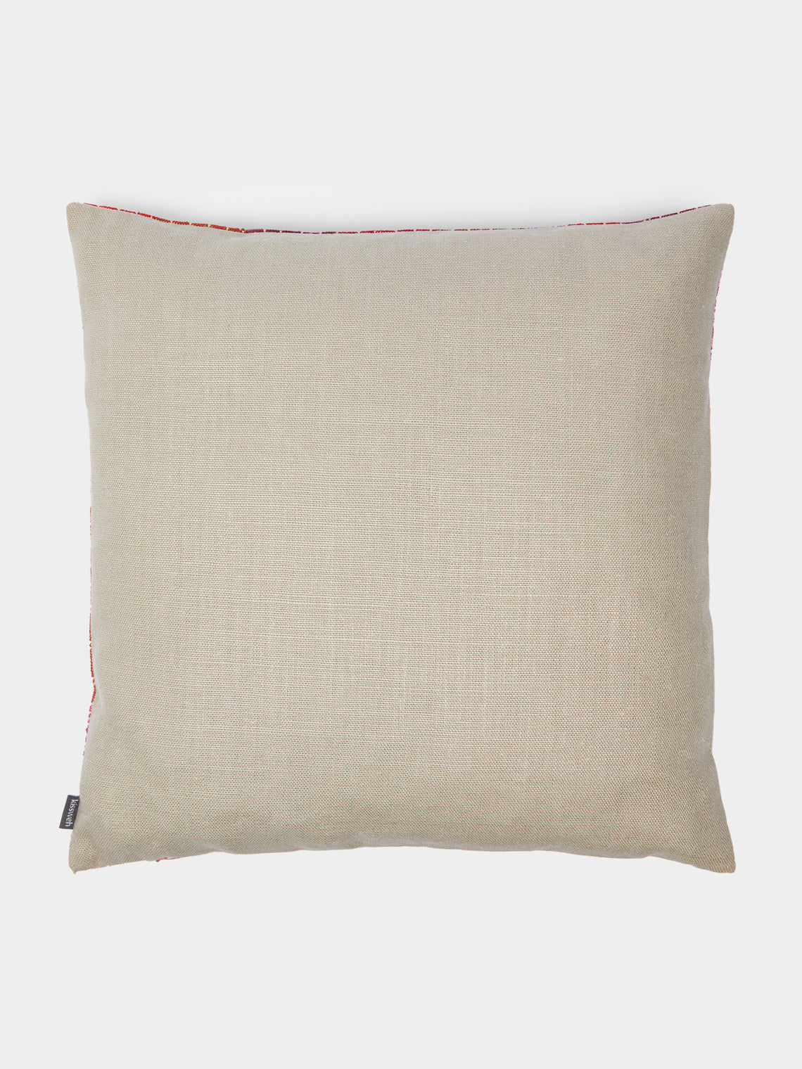 Kissweh - Rima Hand-Embroidered Cotton Cushion -  - ABASK