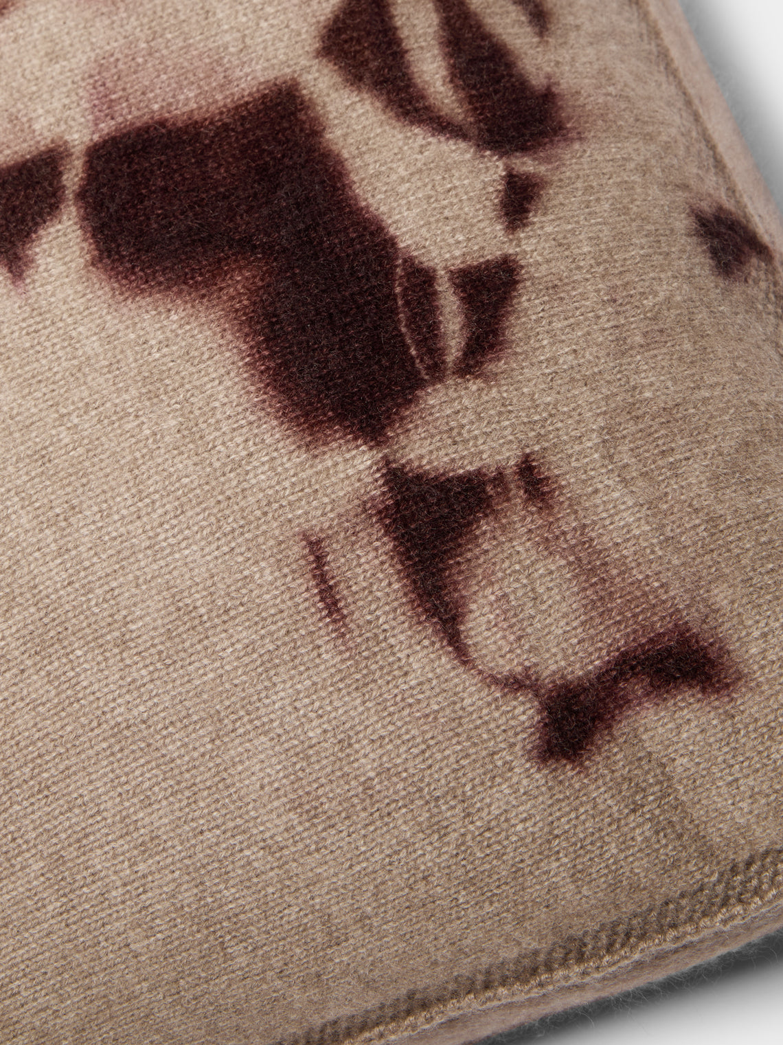 Suzusan - Shibori Cashmere Cushion -  - ABASK