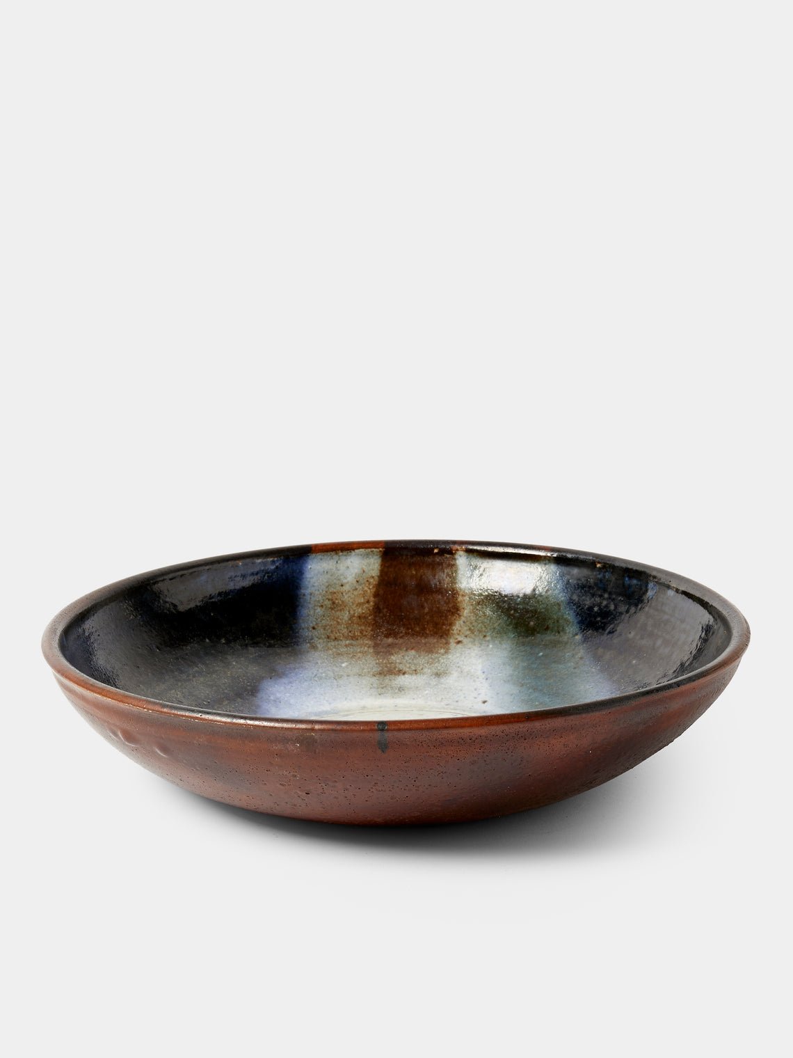 Antique and Vintage - Mid-Century Ceramic Abstract-Pattern Large Serving Bowl - Multiple - ABASK
