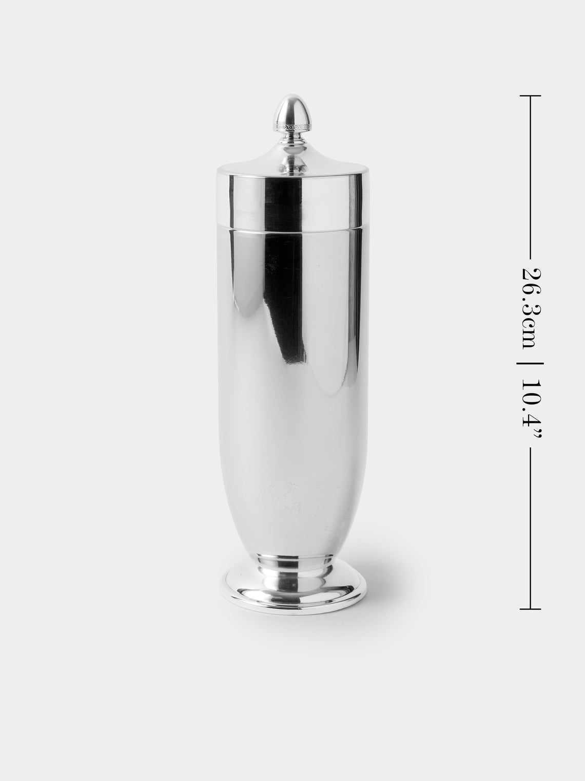 Antique and Vintage - 1940 Solid Silver Cocktail Shaker - Silver - ABASK