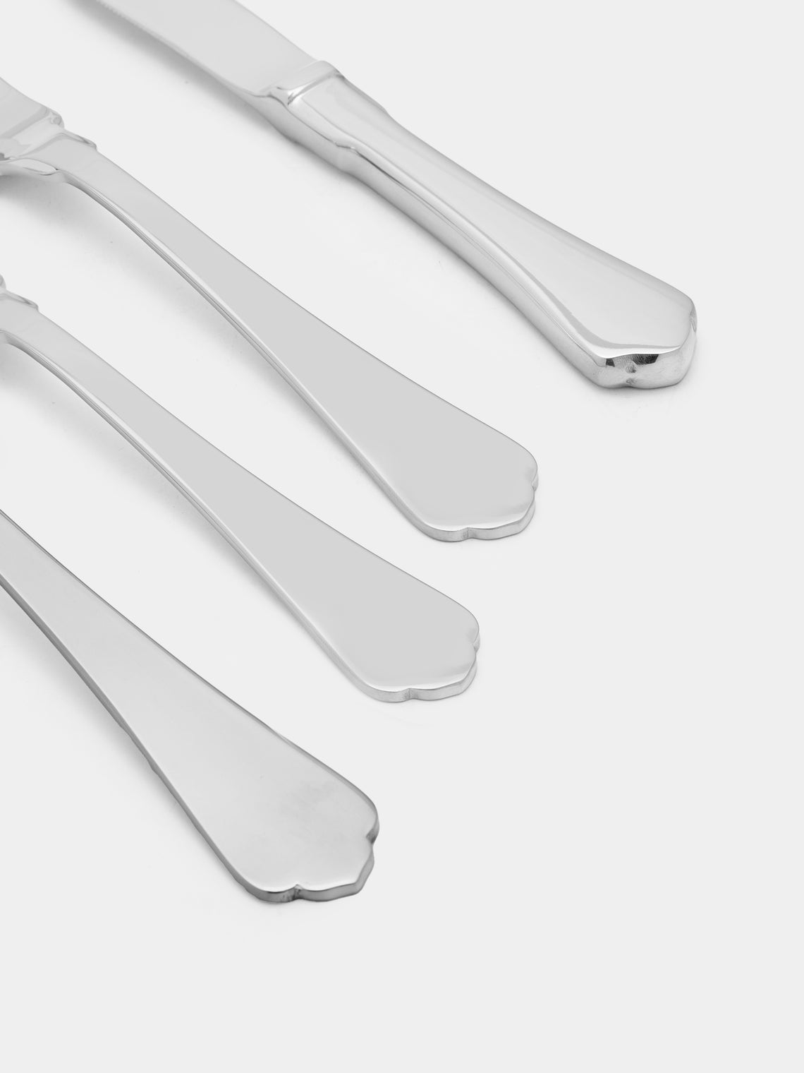 Astier de Villatte - Naples Shiny-Finish Dessert Cutlery (Set of 4) -  - ABASK