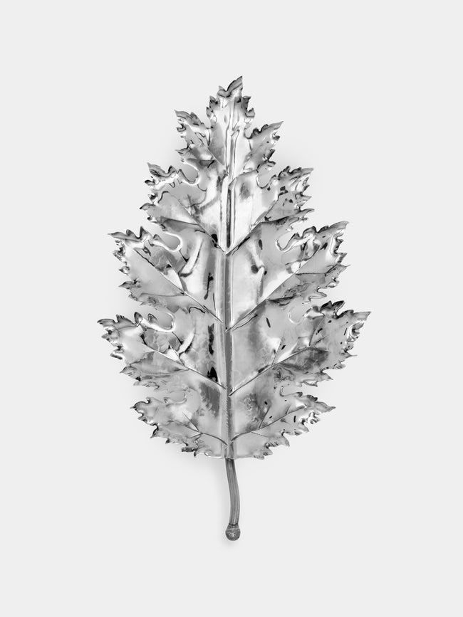 Antique and Vintage - 1970s Buccellati Solid Silver Leaf - Silver - ABASK