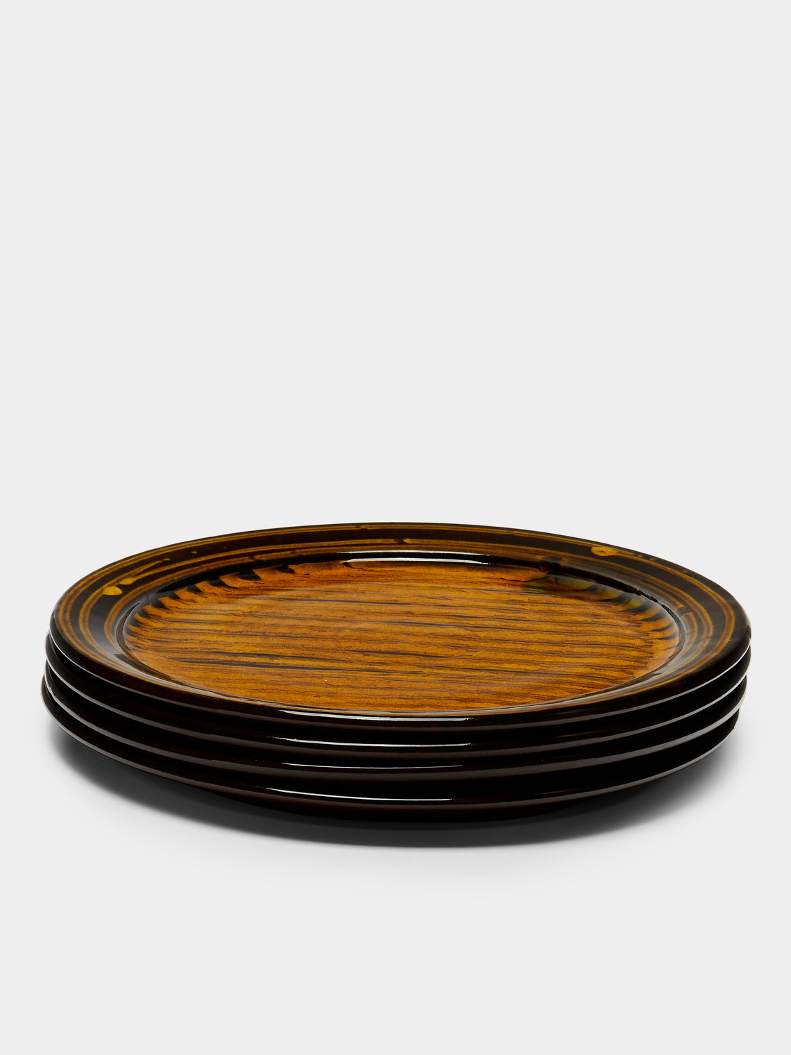 Mike Parry - Slipware Dinner Plates (Set of 4) -  - ABASK