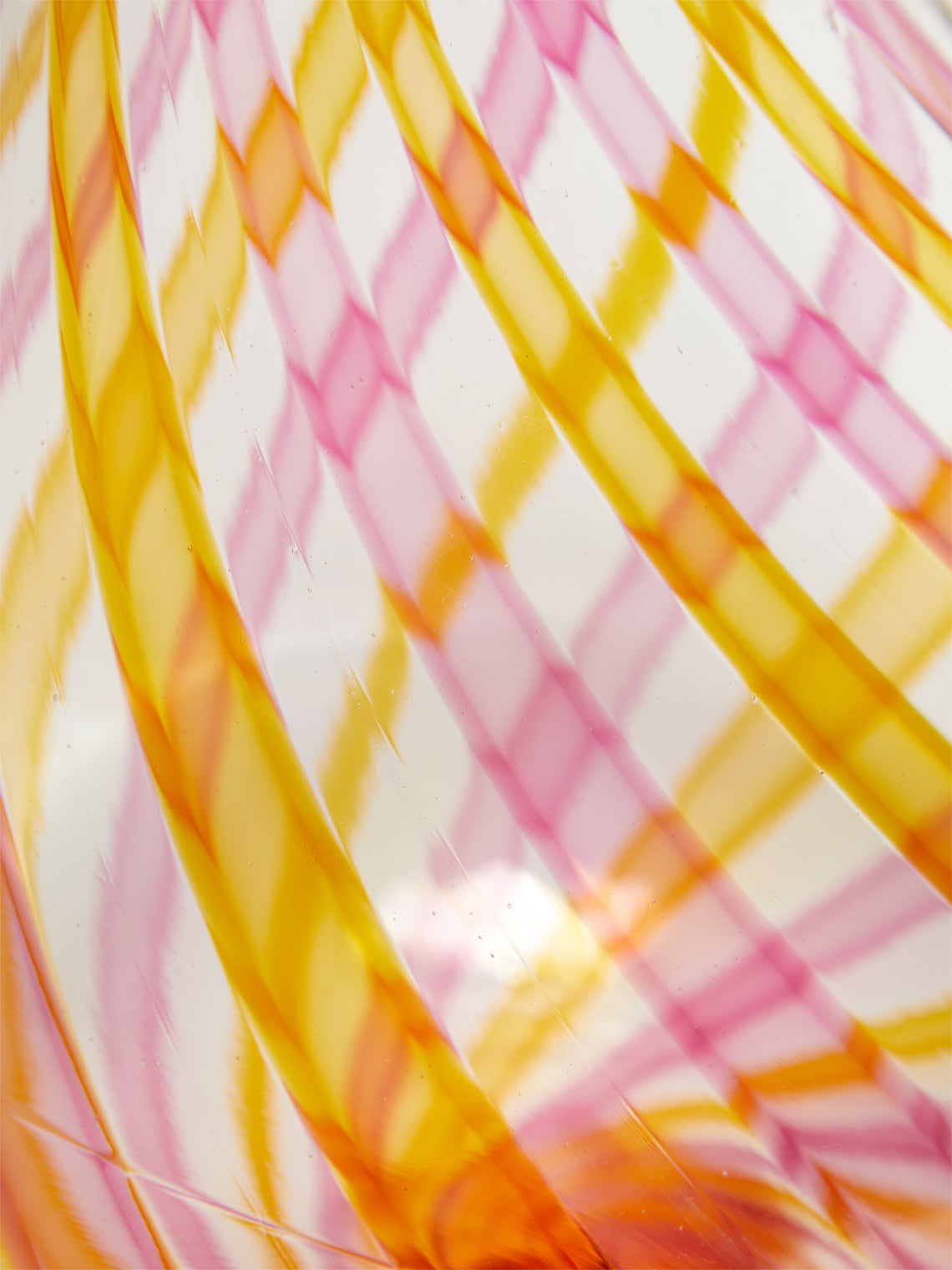 Emsie Sharp - Hand-Blown Glass Striped Decanter -  - ABASK