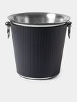 Pinetti - Leather Champagne Bucket - Navy - ABASK - 