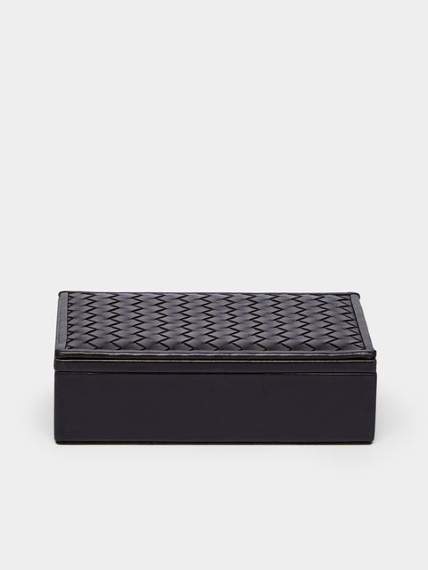 Riviere - Eva Woven Leather Playing Cards Holder -  - ABASK - 