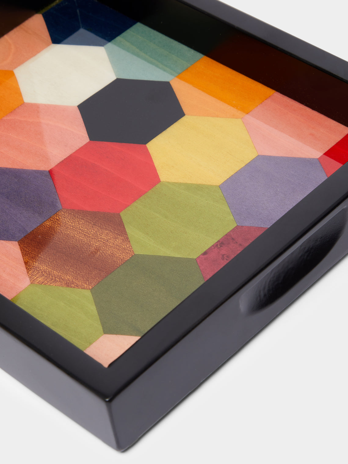 Biagio Barile - Octagon Wood Inlay Tray -  - ABASK