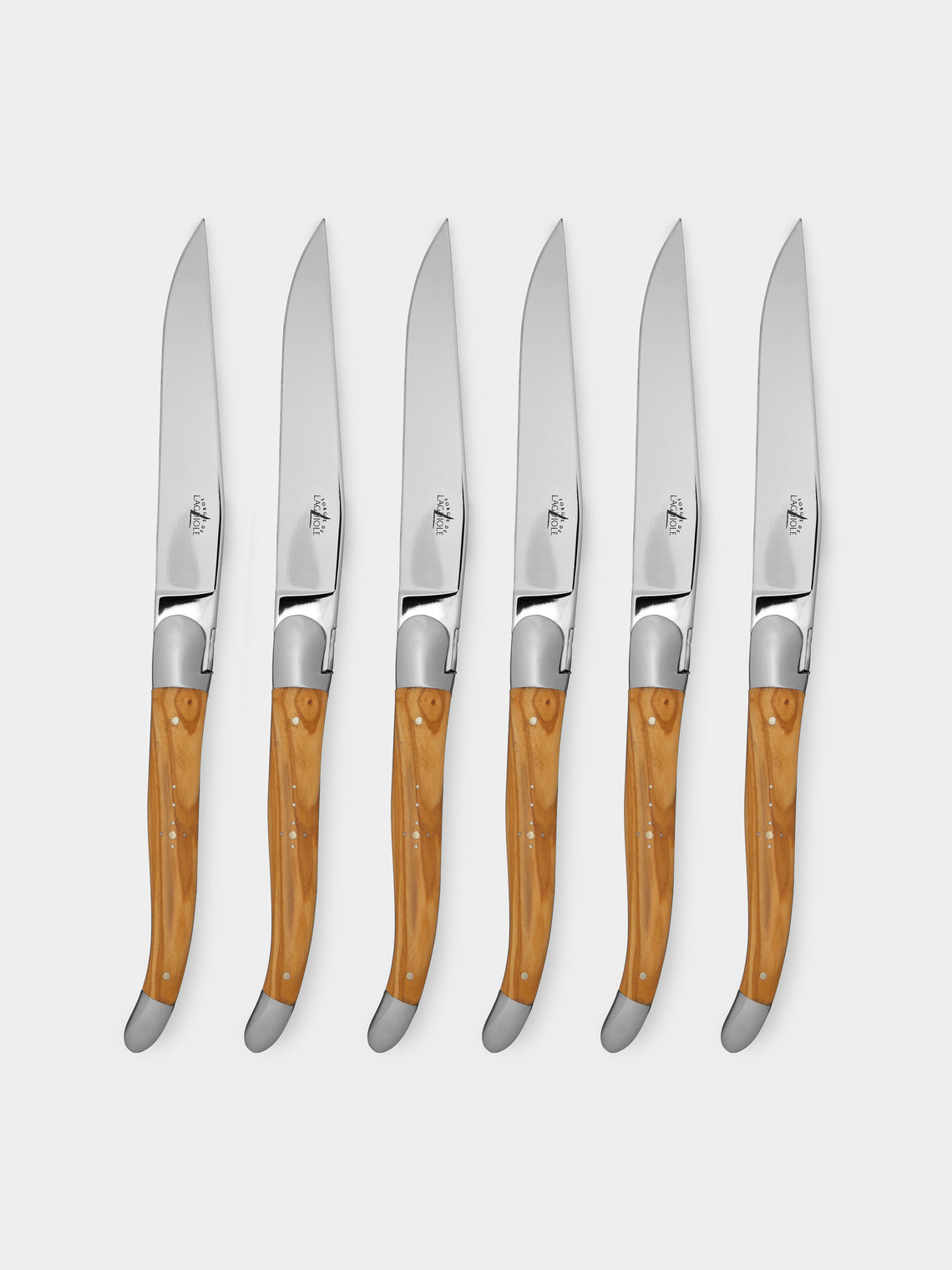 Forge de Laguiole - Olive Wood Steak Knives (Set of 6) -  - ABASK