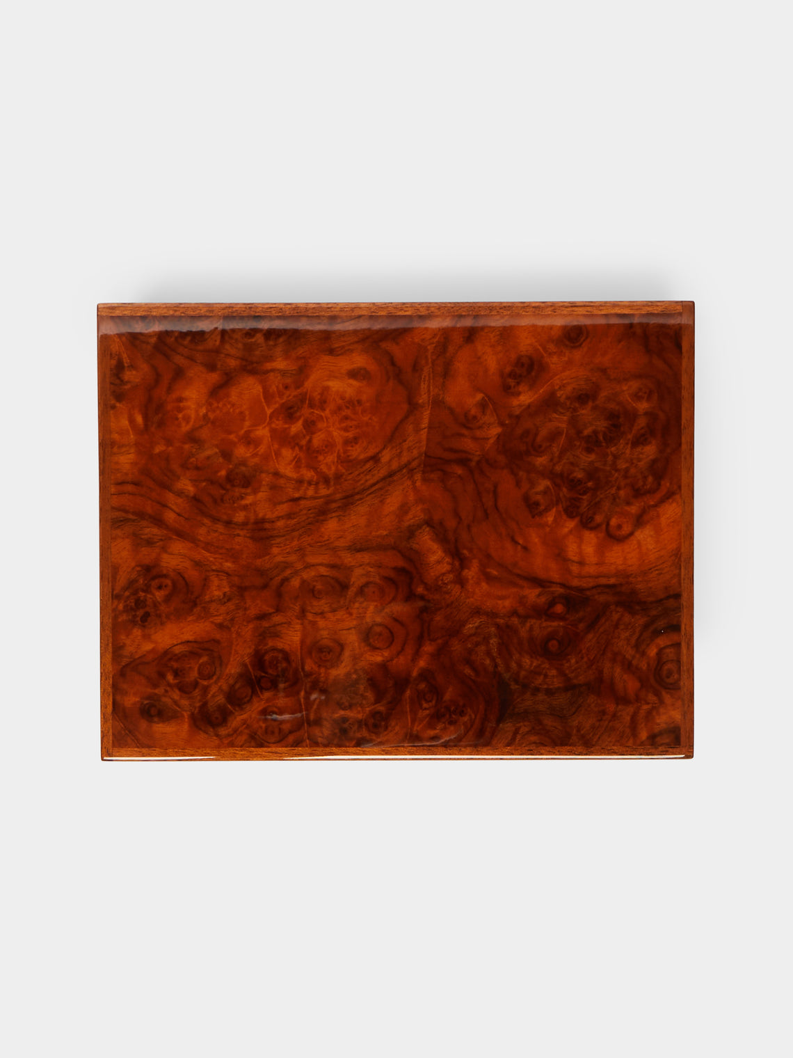 Elie Bleu - Walnut Burl Cigarette Box (100 Cigarettes) -  - ABASK