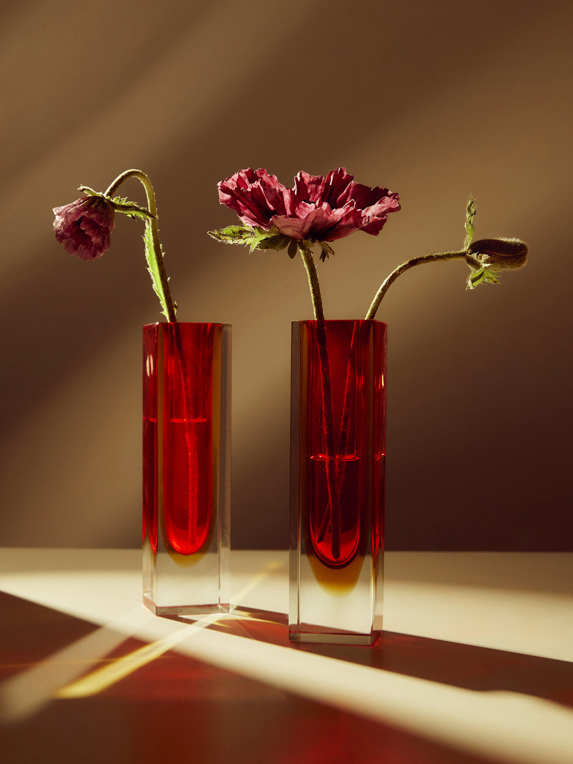 Antique and Vintage - 1970s Sommerso Murano Glass Bud Vases (Set of 2) -  - ABASK