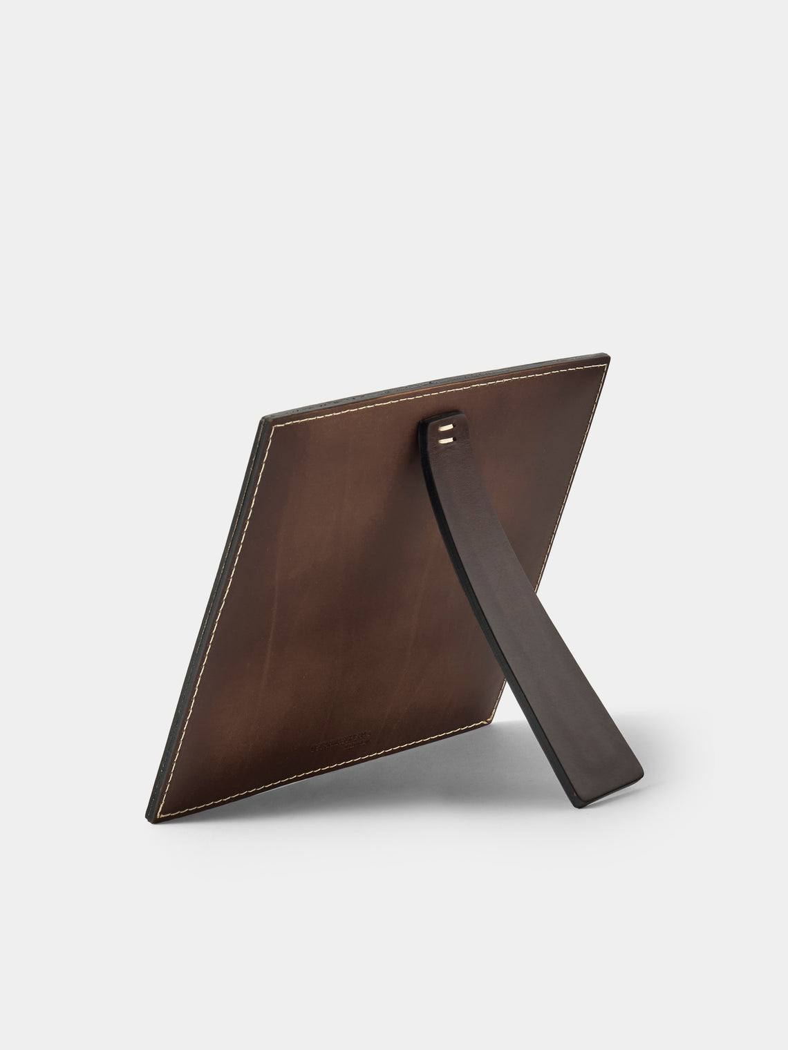 Oscar Maschera - Punti Leather Photo Frame (5x7") - Dark Brown - ABASK