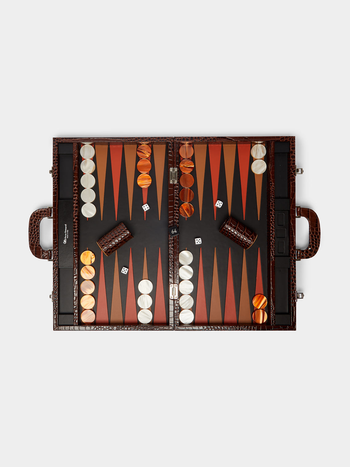 Renzo Romagnoli - Leather Backgammon Case -  - ABASK