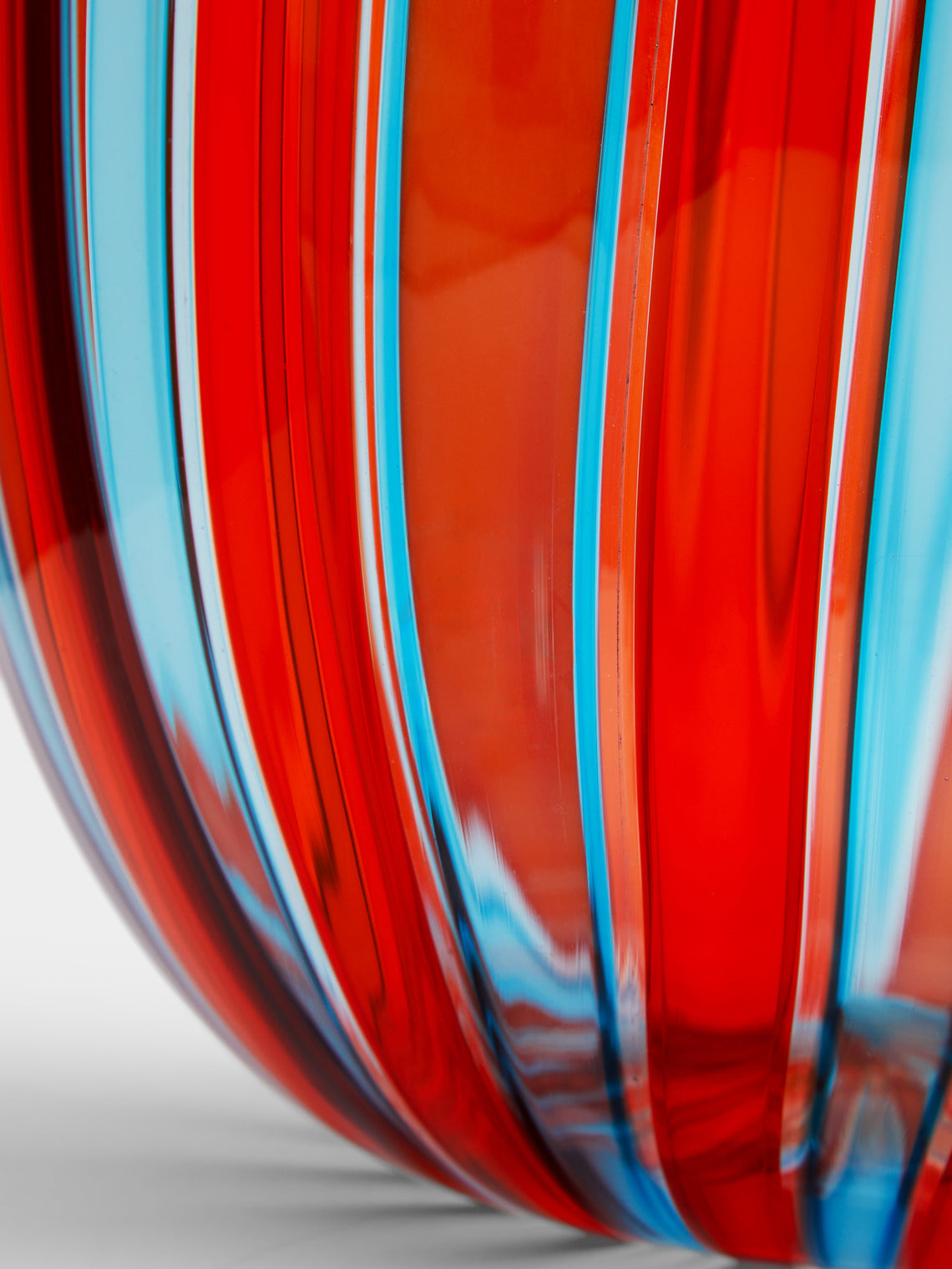 Venini - Fazzoletto Hand-Blown Murano Glass Medium Vase -  - ABASK
