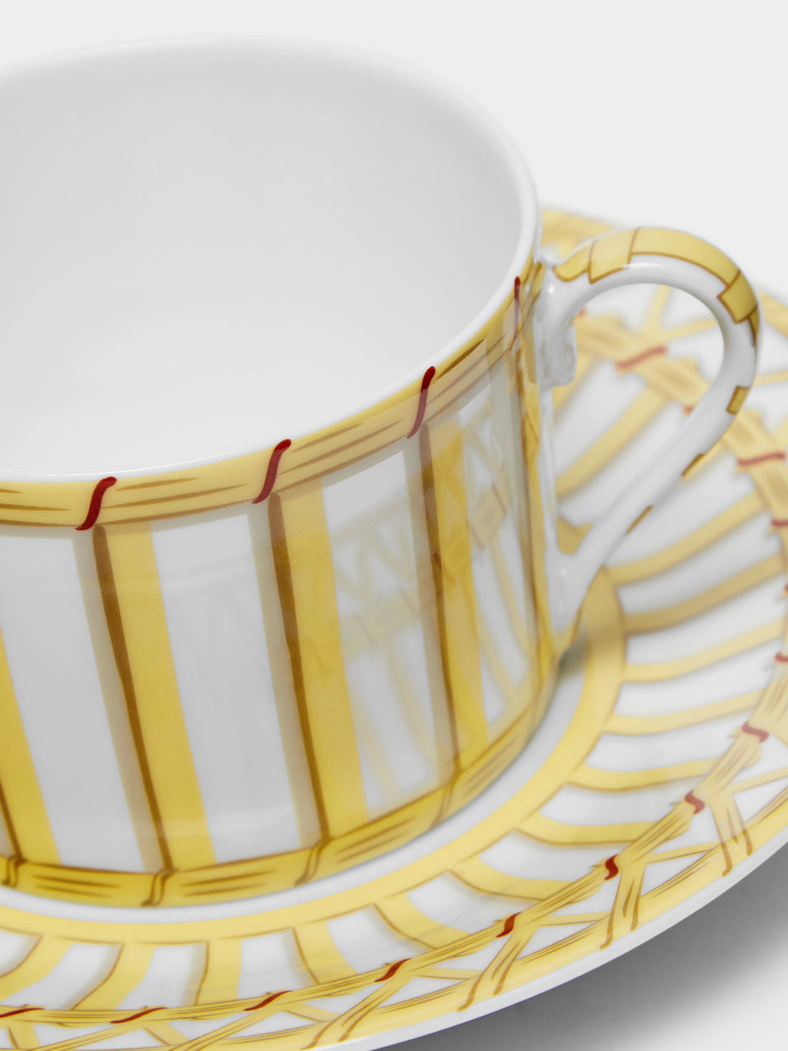 Pinto Paris - Vannerie Cottage Porcelain Teacup and Saucer -  - ABASK