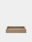 Giobagnara - Soft Leather Valet Tray (8in/20cm) - Beige - ABASK - 
