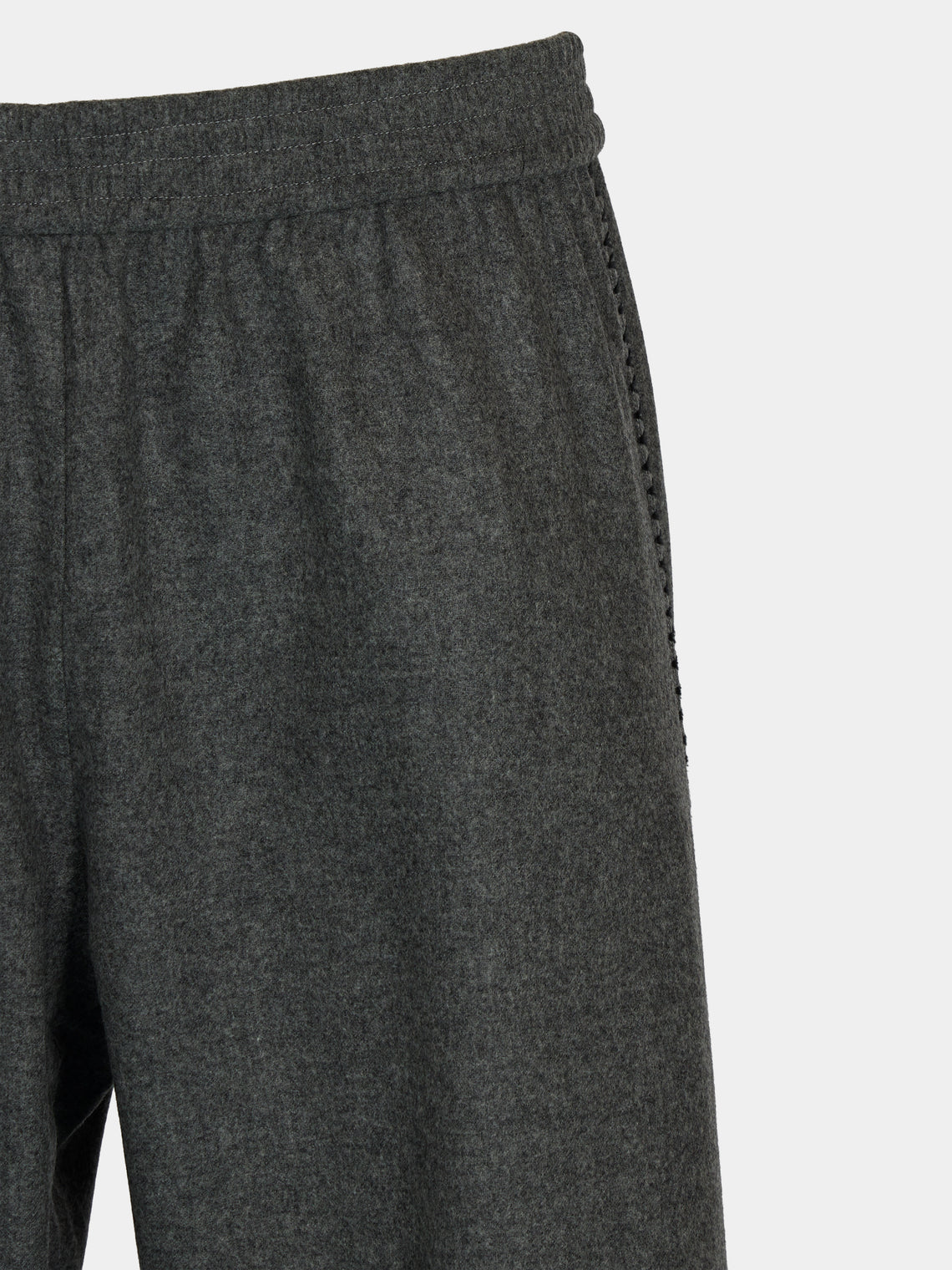Sebline - Marocaine Wool Trousers | Size: L/XL - Gray - ABASK