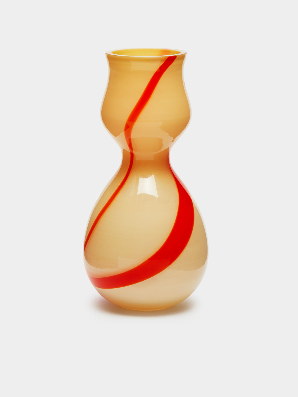 Antique and Vintage - Mid-Century Marbled Glass Vase -  - ABASK - 