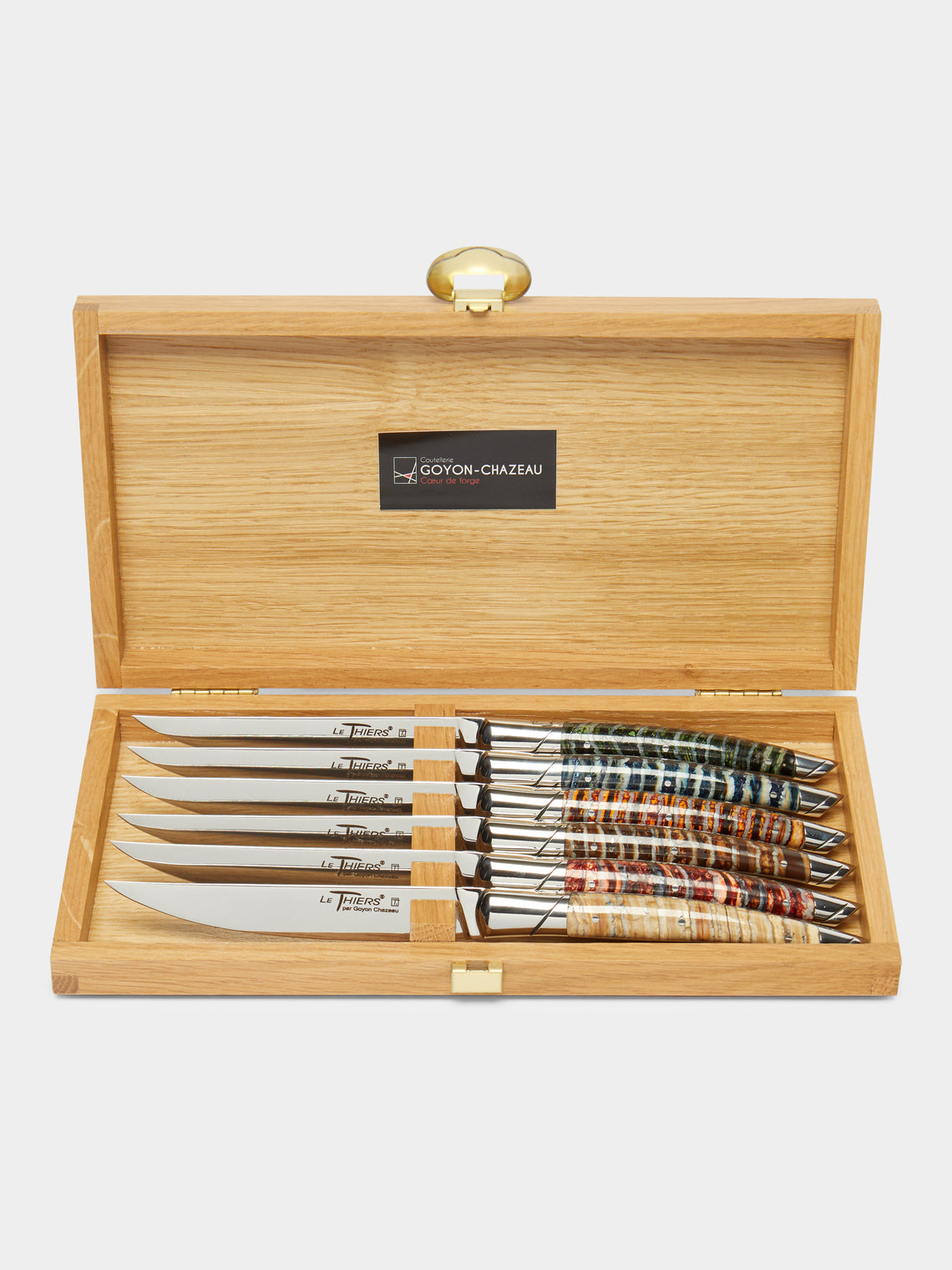 Goyon-Chazeau - Le Thiers Prestige Woolly Mammoth Steak Knives (Set of 6) -  - ABASK