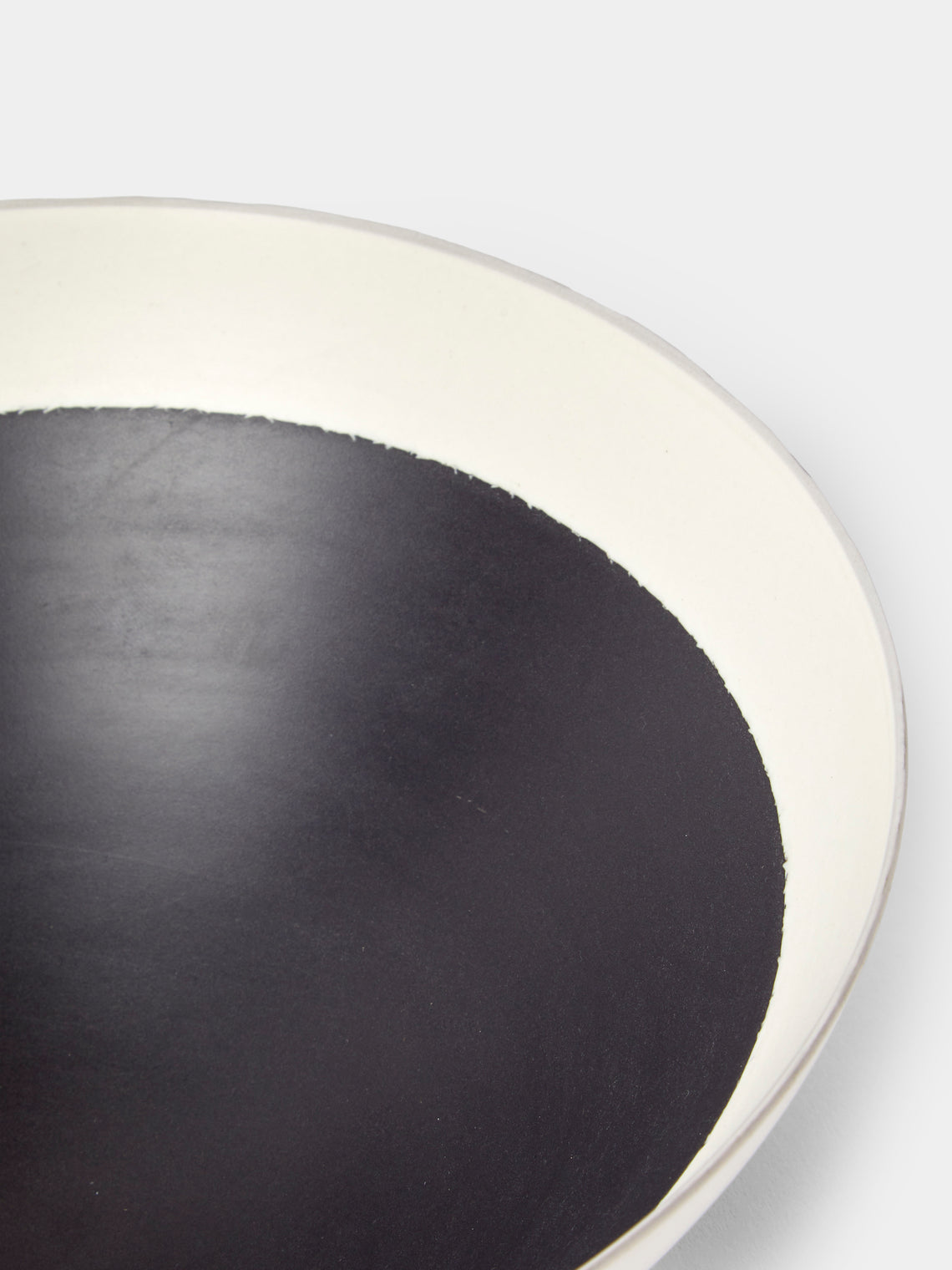 Paul James Ceramics - Fractured Reality Hand-Thrown Ceramic Bowl - Black - ABASK